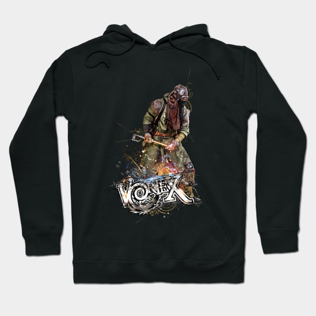 Vortex WasteLand Warrior Hoodie by Mighty Mike Saga